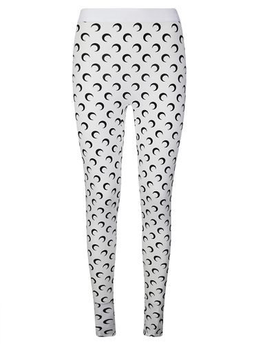 Moon Printed Jersey Stirrup Leggings - Marine Serre - Modalova