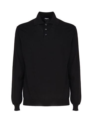 Malo Long-sleeved Polo Shirt - Malo - Modalova
