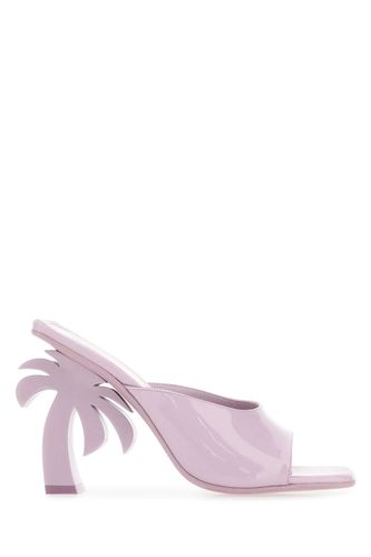 Lilac Leather Palm Beach Mules - Palm Angels - Modalova