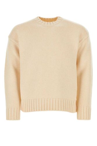 Ivory Wool Walker Oversize Sweater - The Harmony - Modalova
