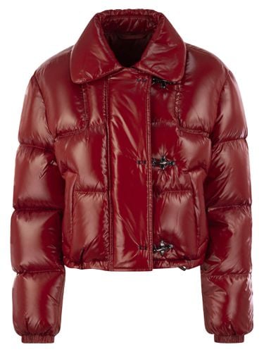 Fay 3 Hooks Cropped Down Jacket - Fay - Modalova