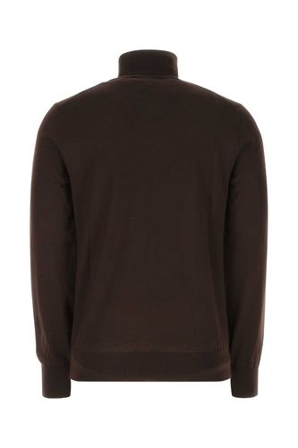 Dark Brown Cashmere Blend Sweater - Dolce & Gabbana - Modalova