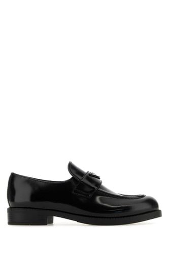 Prada Black Leather Loafers - Prada - Modalova