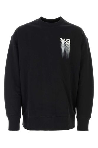 Y-3 Black Cotton Sweatshirt - Y-3 - Modalova