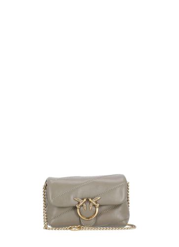 Love Puff Logo Plaque Mini Crossbody Bag - Pinko - Modalova