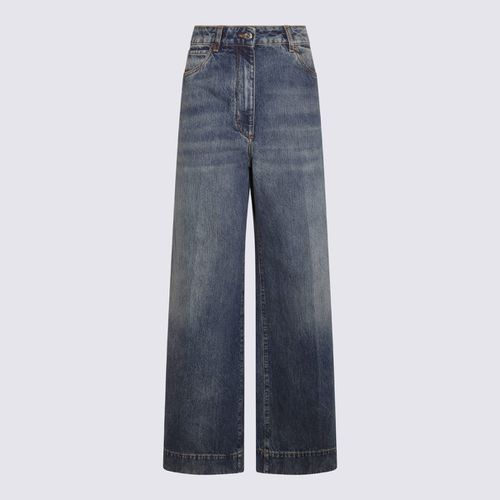 Etro Dark Blue Cotton Jeans - Etro - Modalova