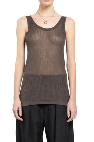 Fine-ribbed Scoop Neck Tank Top - Lemaire - Modalova