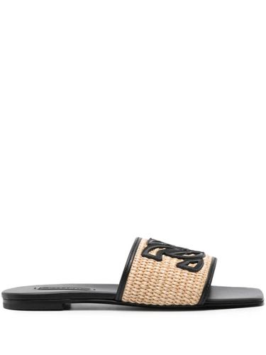 Toffee And Portofino Flat Sandals - Casadei - Modalova