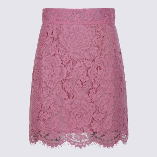 Silk Blend Skirt - Dolce & Gabbana - Modalova