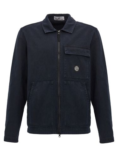 Stone Island Canvas Overshirt - Stone Island - Modalova