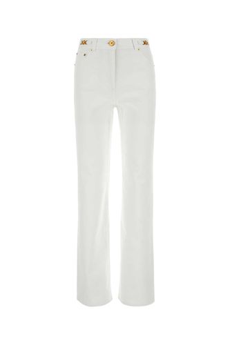 Versace White Denim Jeans - Versace - Modalova