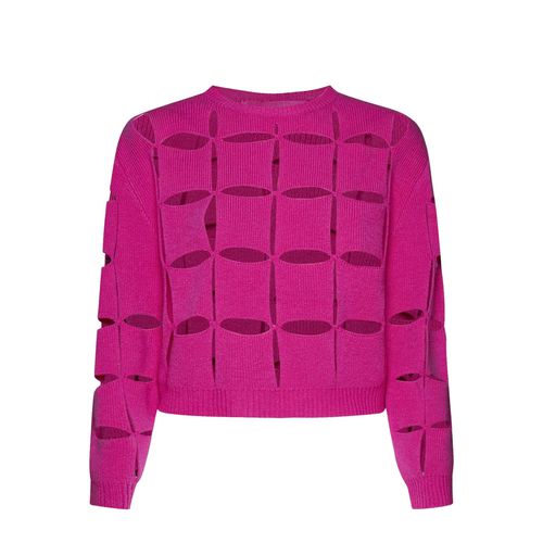 Valentino Cut-out Wool Sweater - Valentino - Modalova