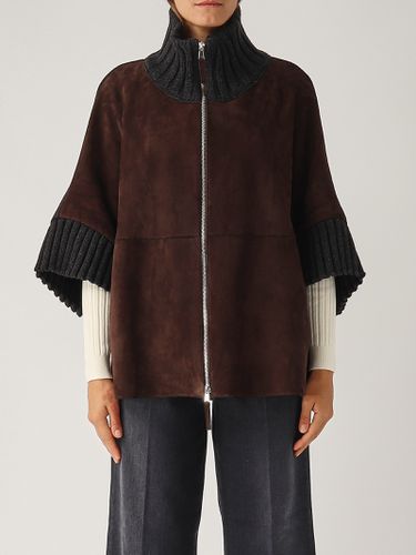 Adele Knit Leather Jacket - The Jackie Leather - Modalova