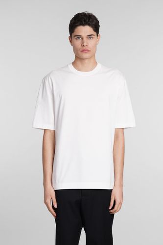 Zegna T-shirt In White Cotton - Zegna - Modalova