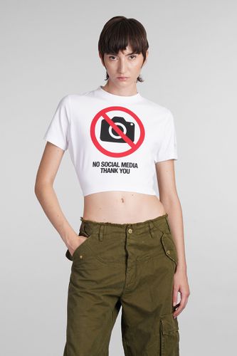 VETEMENTS T-shirt In White Cotton - VETEMENTS - Modalova