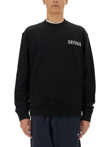 Zegna Cotton Sweatshirt - Zegna - Modalova