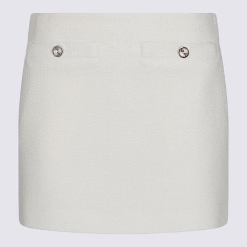 Gucci White Wool Skirt - Gucci - Modalova