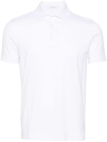 Cotton Blend Polo Shirt - Cruciani - Modalova