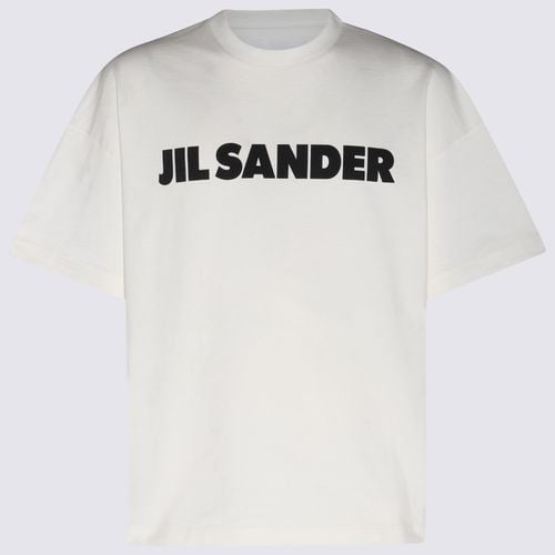 Jil Sander White Cotton T-shirt - Jil Sander - Modalova