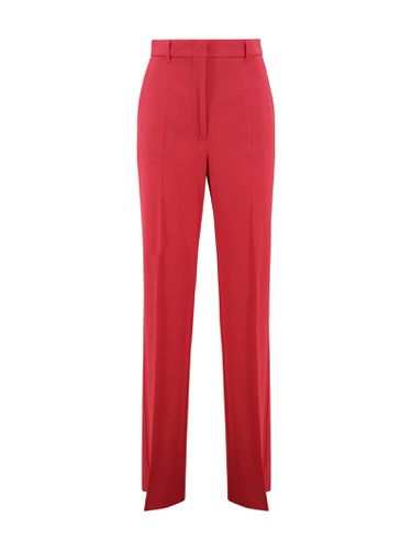 Wool Crepe Satin Trousers - Max Mara Studio - Modalova