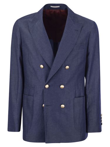 Double-breasted Jacket - Brunello Cucinelli - Modalova