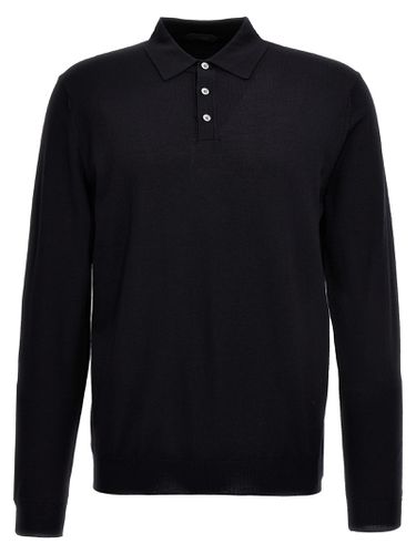 Zanone Wool Polo Shirt - Zanone - Modalova