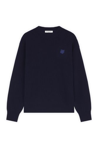 Bold Fox Head Patch Comfort Ribbed Jumper - Maison Kitsuné - Modalova