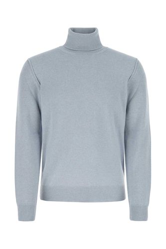 Powder Blue Cashmere Sweater - Maison Margiela - Modalova