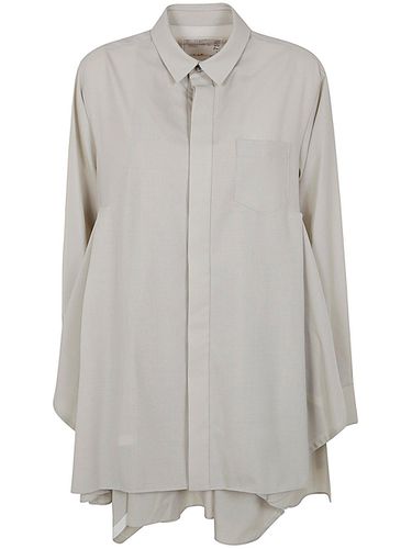 Asymmetric Layered Mini Shirt Dress - Sacai - Modalova