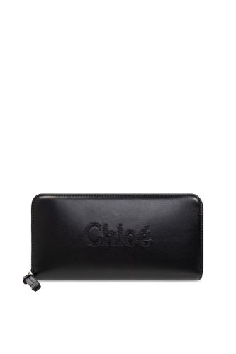 Chloé Leather Wallet With Logo - Chloé - Modalova