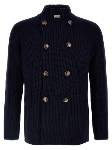 Double Breast Cardigan - Brunello Cucinelli - Modalova