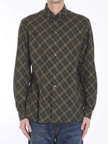 Burberry Check Cotton Shirt - Burberry - Modalova