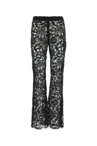 Saint Laurent Black Lace Pant - Saint Laurent - Modalova