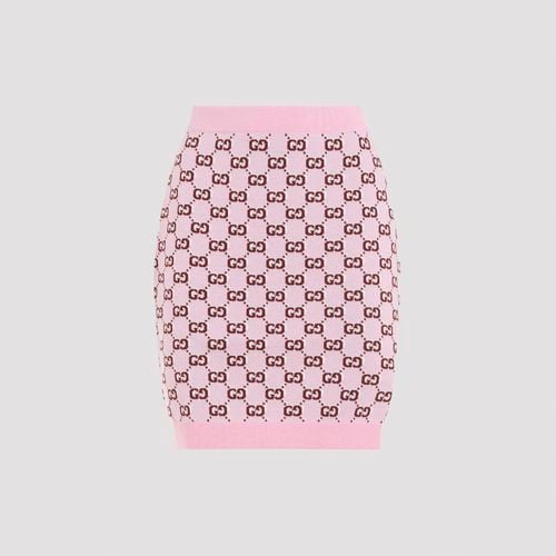 Gucci Embroidered Wool Mini Skirt - Gucci - Modalova