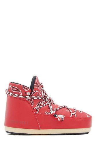 X Moonboot Bandana-printed Round-toe Boots - Alanui - Modalova