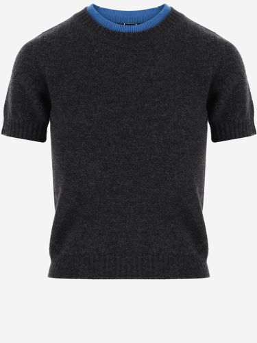 Wool And Cashmere Short Sleeve Pullover - Pinko - Modalova