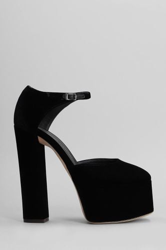 Bebe Pumps In Velvet - Giuseppe Zanotti - Modalova