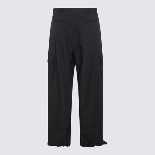 Wide-leg Cargo Trousers - Off-White - Modalova