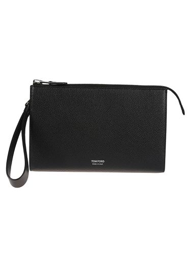 Tom Ford Logo Mini Flat Pochette - Tom Ford - Modalova