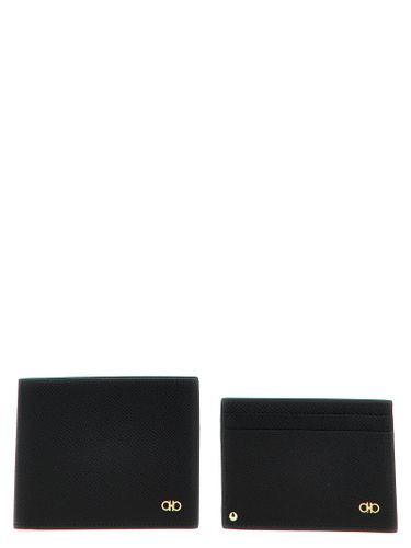 Gancio Wallet + Card Holder Set - Ferragamo - Modalova
