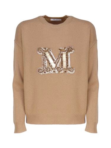 Cashmere Sweater With Jewel Embroidery - Max Mara - Modalova