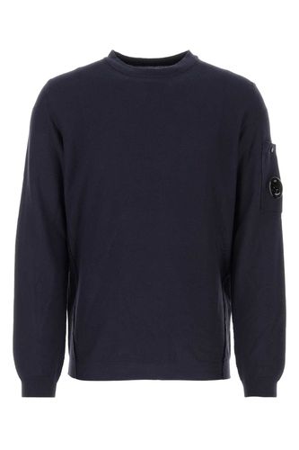 C. P. Company Dark Blue Cotton Sweater - C.P. Company - Modalova