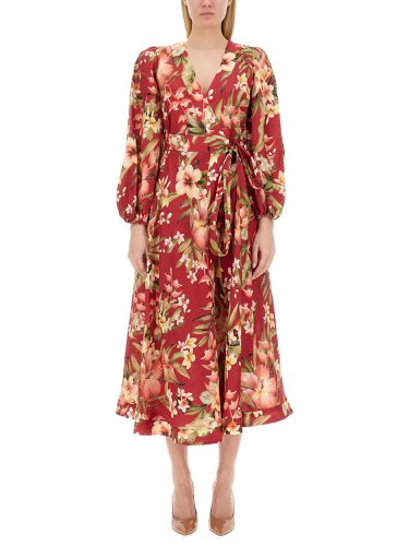 Dress With Floral Pattern - Zimmermann - Modalova