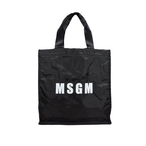 MSGM Logo Printed Top Handle Bag - MSGM - Modalova