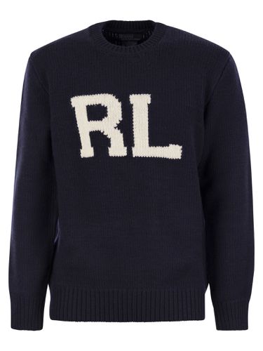 Rl Wool Inlay Sweater - Polo Ralph Lauren - Modalova