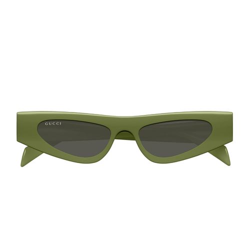 Gucci Gg1779s Linea Fashion 007 Green Grey Sunglasses - Gucci Eyewear - Modalova