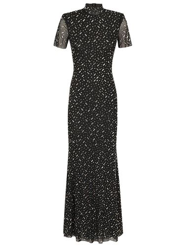 Embellished Mesh Maxi Dress - self-portrait - Modalova