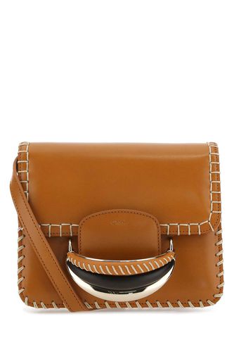 Chloé Brown Leather Kattie Clutch - Chloé - Modalova