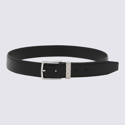 Bottega Veneta Black Leather Belt - Bottega Veneta - Modalova