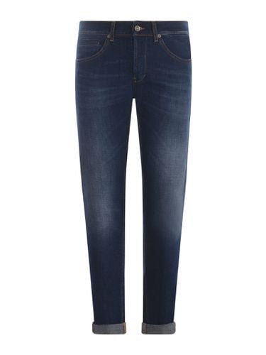 George Skinny Jeans In Dark Stretch Denim - Dondup - Modalova